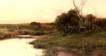 埃米利奧 桑切斯 珮裡耶 On The River's Edge At Dusk 埃米利奧 桑切斯 珮裡耶 On The River's Edge At Dusk